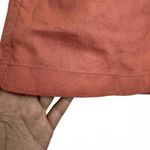 Uniqlo Linen Cotton Shorts 2.5" Orange NWT Size Large Photo 3