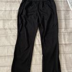 Holloway women M pull on athletic pants black  Elastic waist and drawstring Photo 0