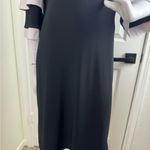 Cartise Draped Sleeve Cold Shoulder Dress, Size 6. B13 Black Photo 4