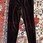 Ralph Lauren Lauren Brown Velour Stretch Pull On Pants Leggings Size L Photo 0