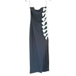 Atoir Black and White The Selma Dress Midi Bow Dress Size 4 Photo 5