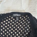 EXPRESS  Black fishnet long sleeve Photo 2