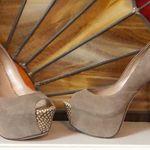 🆕 Jean Michel Cazabat suede platform heels Size 6.5 Photo 0