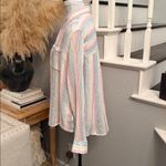 Rails  Iris Stripe Ellis Long Sleeve Button Down Shirt Top Size Medium Photo 5