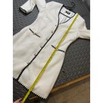 Alexia Admor Women's  Zayla Long Sleeve V-Neck Tweed Dress White Size 12 Photo 7