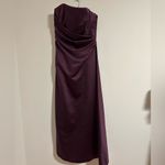 ROSE TAFT couture vintage satin strapless gown bolero set dress maxi inaugural Purple Size 10 Photo 2