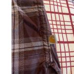 Carhartt WOMENS PURPLE PLAID LONG SLEEVE SHIRT Large 12 14 Photo 2