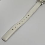 American Eagle women’s watch 23mm silver tone dial white leather band running Photo 3