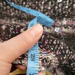 CAbi Sheer Black Paris Confetti Print Long Sleeve Blouse Top sz Small Photo 4