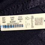 Madewell NWT  The '90s Straight Jean in Coated Midnight Blue Foil NN461 Photo 12