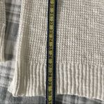 American Eagle AEO  Lace Up Neckline Knitted Sweaterknit Long Sleeves White Small Photo 6