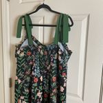 Cider Woven Sweetheart Floral Midi Dress Size 1XL Black Photo 4