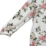 LC Lauren Conrad Shawl Collar Blazer Rose Floral Print size Small Long Sleeves Photo 6