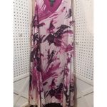 Ashley Stewart Plus Size Sleeveless V Neck Floral Print Midi Dress 18/20 Photo 1