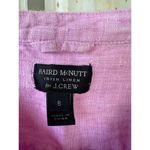 Baird Mcnutt For J.Crew Women's 100% Irish Linen Popover Breathable Tunic Top 8 Pink Photo 5