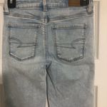 American Eagle  next level stretch light wash skinny jeans‎ women’s size 0 short Photo 9