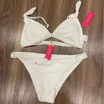 Target White Textured Bikini Set Photo 0