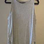 Stars Above Gray Ribbed Cut Out Tank Top size XL Photo 0