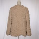 NWOT AMBIANCE Shaggy Faux Fur Coat Size S Photo 3