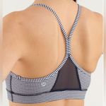 Lululemon KENZIE ZEIGLER reposh Black and White Checked  Sports Bra Photo 1