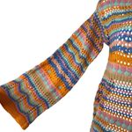 Princess Polly  Womens Size 4 Crochet Capri Mini Dress Orange Blue Stripe NWT Photo 2