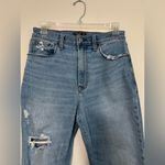 Abercrombie & Fitch Ultra High Rise Mom Jeans Distressed Size 28 Photo 2