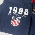 Copper Rivet Men's Red, White, Navy 1998 Full Zip Hoodie Size 3XL Blue Photo 4