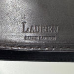 Rare Lauren Ralph Lauren Equestrian Brown Logo Leather Bifold Wallet Photo 5
