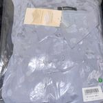 Dowerme Women's Long Sleeve Button Up Floral Print Belted Tiered Boho Maxi Dress Blue Size L Photo 8