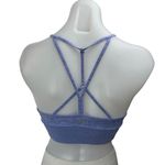 Alo Blue Heathered Sleeveless Strappy Workout Athletic Sports Bra Crop Top Sz S Photo 1