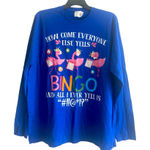 Blue Shirt How Come Everyone Else Yells BINGO And All I Ever Yell Is‎ “#!!@*!?’’ Size XXL Photo 0