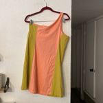 Outdoor Voices NWOT Dress One-Shoulder Pink and Yellow Dress Size XL Photo 4