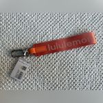 Lululemon  Never Lost Keychain in Coral Kiss / Wisp Yellow O/S NWT Photo 4