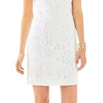 Lilly Pulitzer mila shift dress corded floral lace white size 6 Photo 0