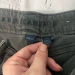 American Eagle  Baggy Wide Leg Black Pants Super High Rise Women’s 000 Retro Y2K Photo 13