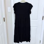 Amazon Women’s Black Ruffle Sleeve Tiered Dress Photo 1