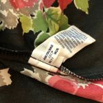 American Eagle  Mini Dress Racerback V Neck Babydoll Floral Black 2 Photo 5