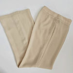 United Colors Of Benetton  Beige Wide Leg Dress Pants High Waist Tailored Office Photo 0