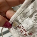 LC Lauren Conrad Lauren Conrad white large tank top with pretty peek a boo pattern at top Photo 2