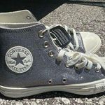 Converse  Chuck Taylor High Top All Star Glitter Sneakers 'Gun Metal' - A07948C Photo 0