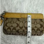 Coach y2k Tan Signature Brown Wristlet Photo 8