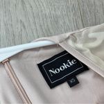 Nookie  Bodycon Dress Mesh Midi Nude Pink (xsmall) sheer cutout long sleeve party Photo 1