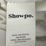 Showpo. One Shoulder Mini Dress in White size 6 Photo 3