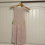 POL Sleeveless Sweater Size Medium Light Pink Acrylic NWT NEW Long Line Marled Photo 2