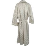 Victoria's Secret Size Medium / Large Vintage Gold Label Robe Long Quilted White Photo 1