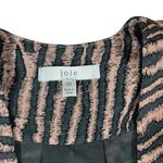 Joie  Zebra Print Jumpsuit XS Wrap Waist Puff Sleeve Chic Boho Party Photo 4