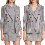 Veronica Beard Empire Tweed Plaid Dickey Jacket Multi 2 NWT Blazer Photo 3