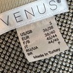 Venus beige & black leopard & cheetah print long sleeve mini sweater dress SZ S Photo 16