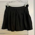 Faded Rose XL  Blk Short Pleated Circle Skirt Photo 0