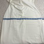 NWT Showpo Got Me Looking White One Shoulder Ruched Midi Dress Women’s Size 6 Photo 9